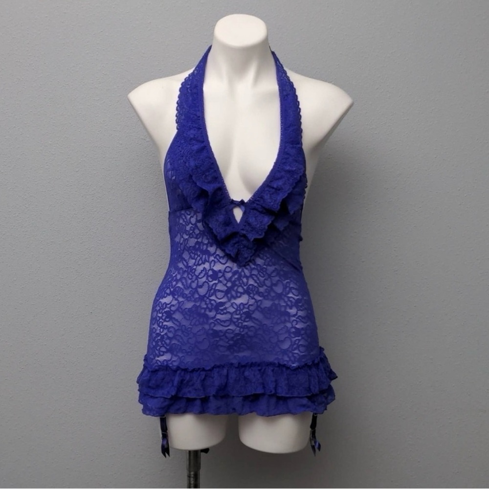 Victoria's Secret The Lacie Camisole Halter Garter Slip Size Medium
